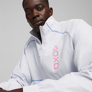 Cheap Urlfreeze Jordan Outlet x PLAYSTATION® Men's Jacket, Silver Mist, extralarge